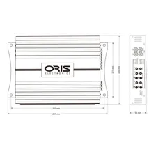 Усилитель ORIS Trophy TA-75.4- 4 канальный