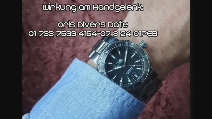Wristshot: Oris Divers Date 01 733 7533 4154-07 8 24 01PEB (4K Ultra HD)