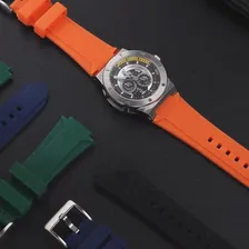 Ремешок силиконовый водонепроницаемый для часов Oris Aquis 7730 7740, 24 х12 мм (art.: 3920c891981be)