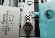 oris carlos coste Limited Edition Titanium Divers Watch Pepsi Bezel lowest Price