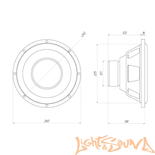 Oris Electronics JB-10R Сабвуфер-3